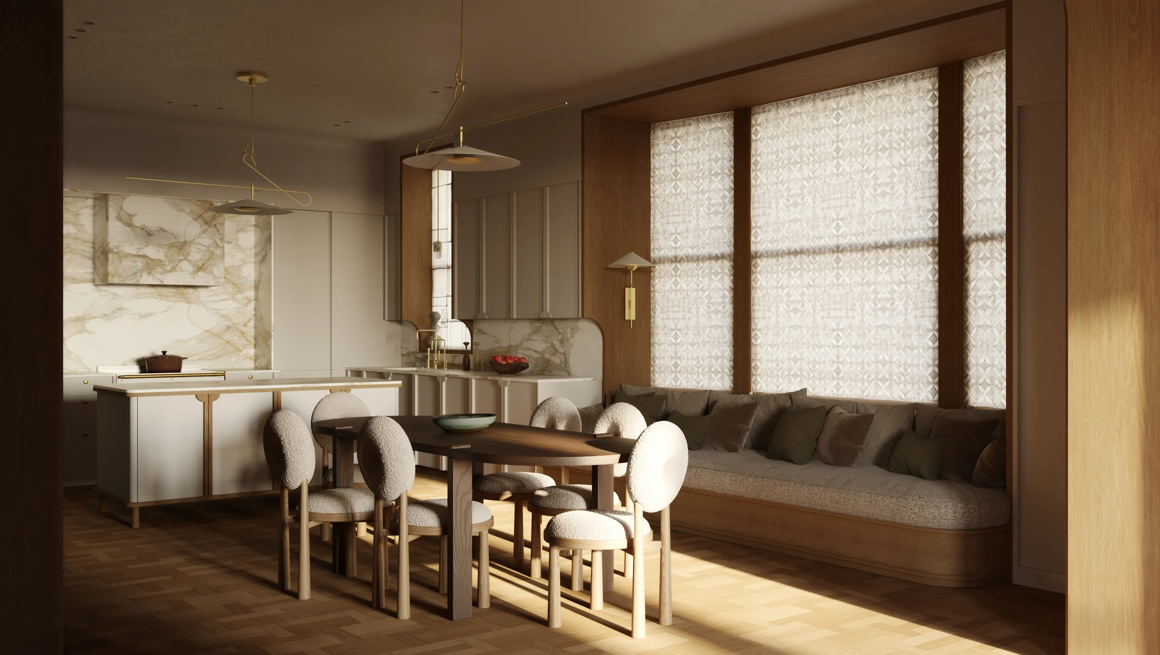 Life, morning light in the breakfast nook
